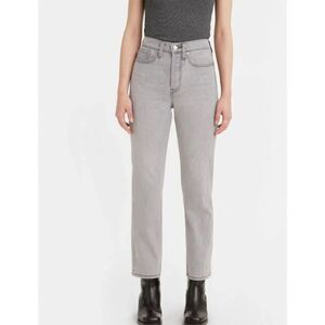 Levi’s wedgie straight grey wash jeans size 27x28